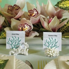 Weddingstar 8 Piece Ocean Coral Place Card Holder Set WDSR1377